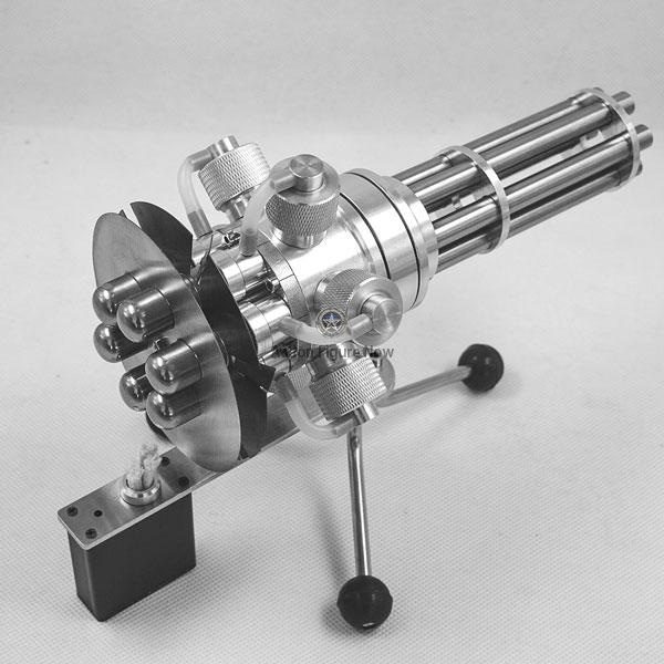 6 Cylinder Stirling Engine Gatling Multi-Cylinder Design Motor Model Kit 6 Cylinder Stirling Engine Gatling Multi-Cylinder Design Motor Model Kit