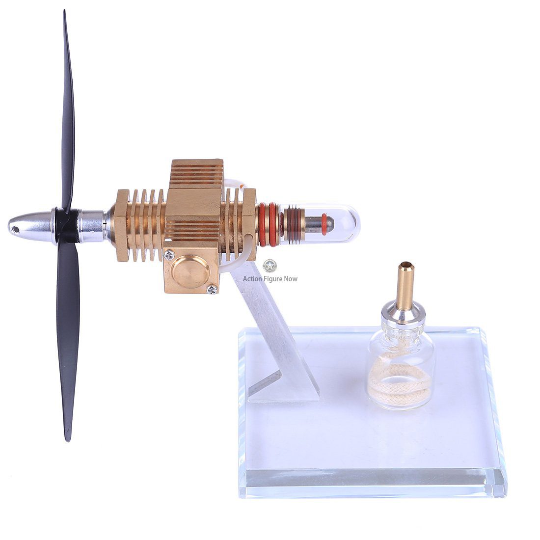 Aircraft Stirling Engine Kit: Mini Pocket Stirling Engine Power Generator Model Toy Aircraft Stirling Engine Kit: Mini Pocket Stirling Engine Power Generator Model Toy