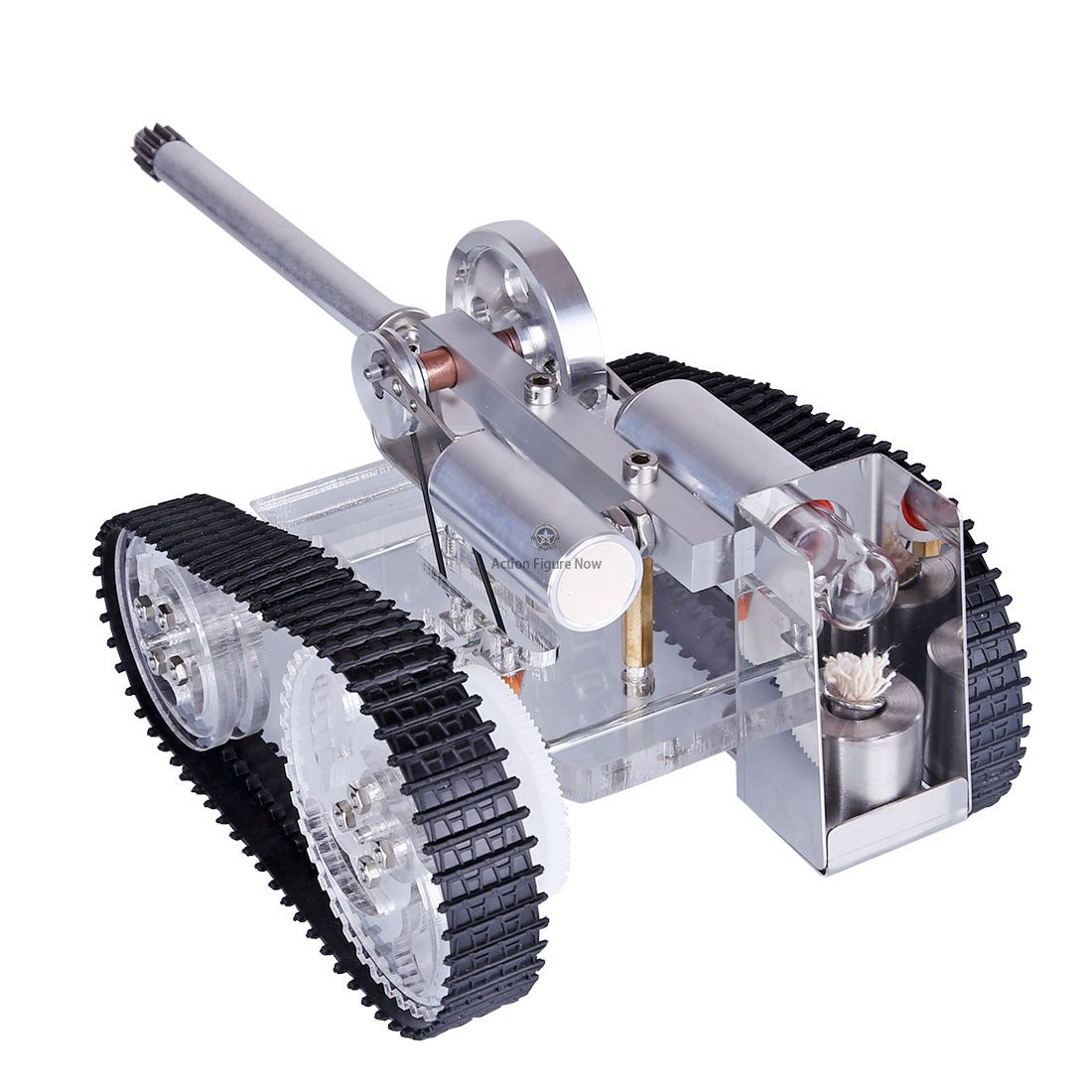 Stirling Engine Tank Model - Science Education Toy for Physics Experiments - Enginediy Stirling Engine Tank Model - Science Education Toy for Physics Experiments - Enginediy