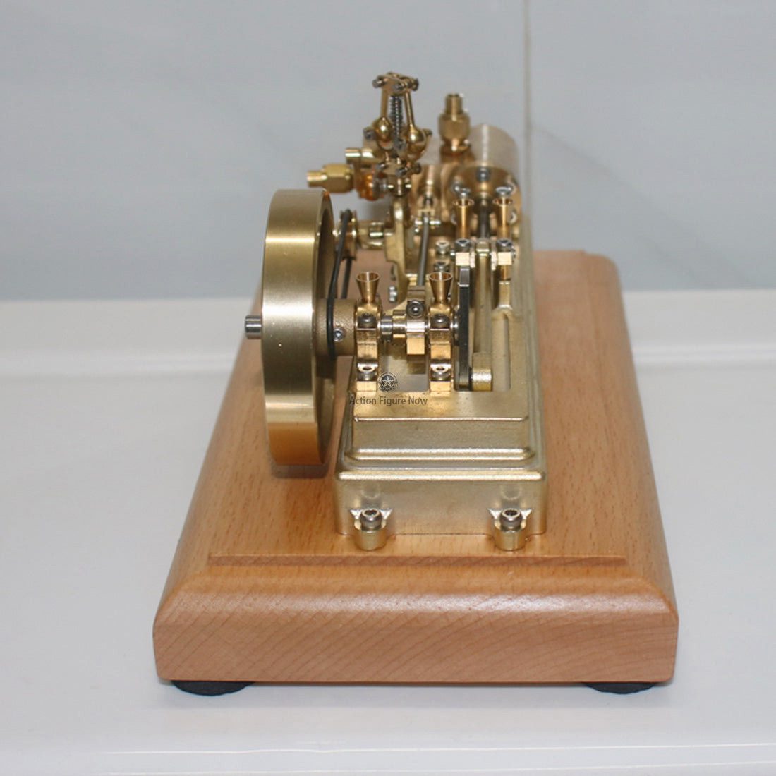 1.7CC Miniature Retro Horizontal Single Cylinder Reciprocating Double Acting Steam Engine with Speed Reducer 1.7CC Miniature Retro Horizontal Single Cylinder Reciprocating Double Acting Steam Engine with Speed Reducer