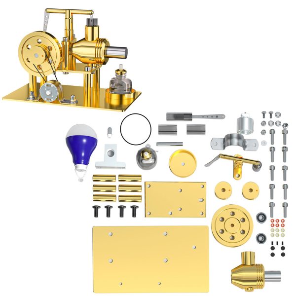DIY Stirling Engine Model Kit - Educational Metal Stirling Engine Toy