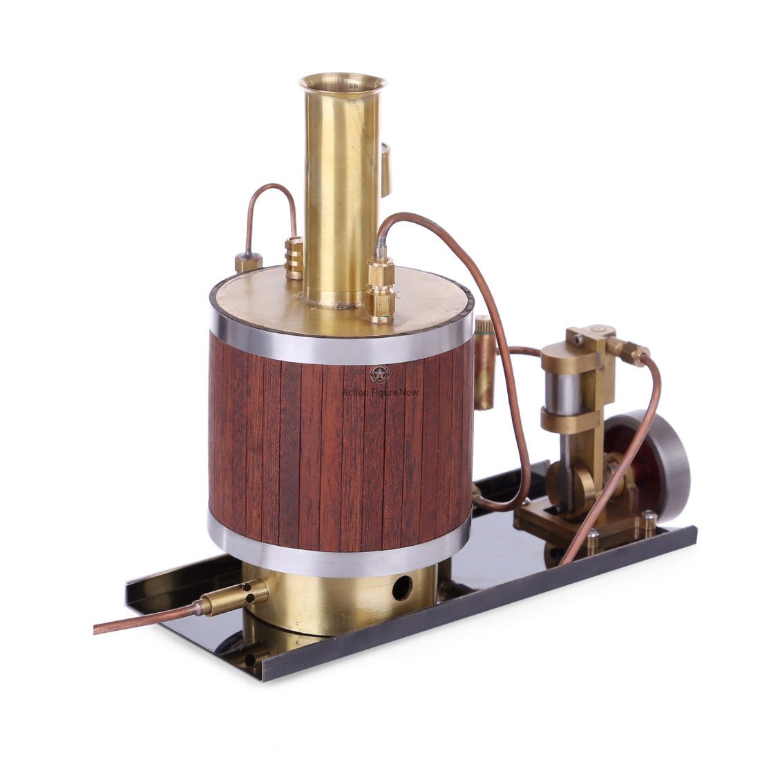 Mini Steam Engine Model-Building Kit: Steam Engine with Boiler, Base Included Mini Steam Engine Model-Building Kit: Steam Engine with Boiler, Base Included