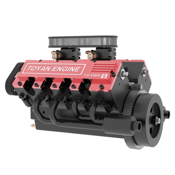 TOYAN FS-V800G V8 Gasoline Engine Kit with Starter (1/10 Scale, 28cc)