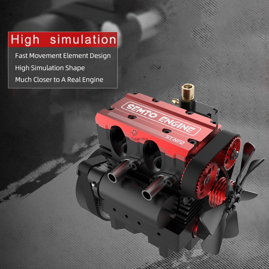 Otto Toyan FS-L200AC Engine - Single Overhead Camshaft (SOHC) 4-Stroke, Nitro-Fueled Model Engine Kit Otto Toyan FS-L200AC Engine - Single Overhead Camshaft (SOHC) 4-Stroke, Nitro-Fueled Model Engine Kit