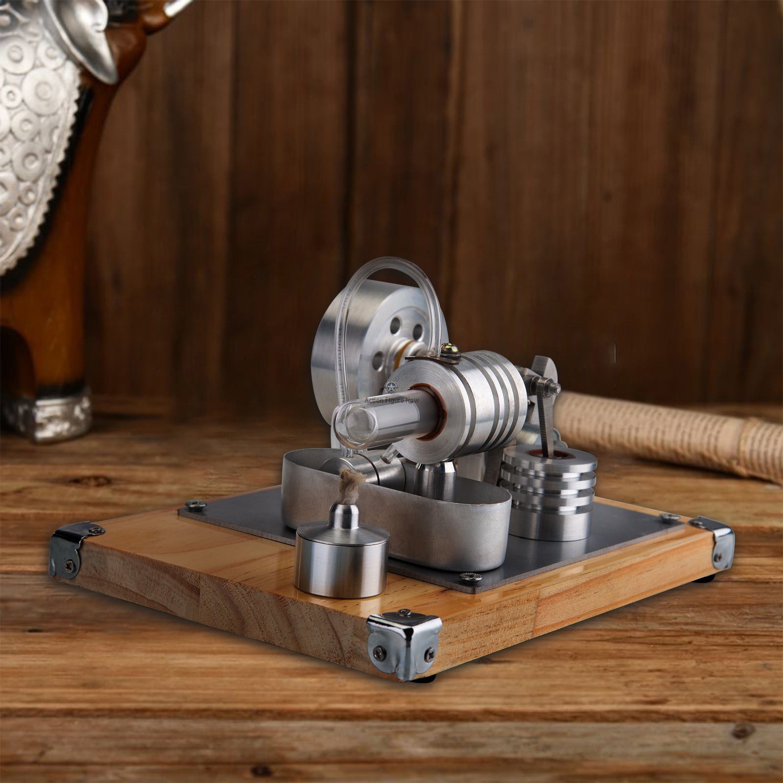 Stirling Engine Model - Power Generating Water Pump Water-Cooled Split Rectangular Educational Toy Stirling Engine Model - Power Generating Water Pump Water-Cooled Split Rectangular Educational Toy