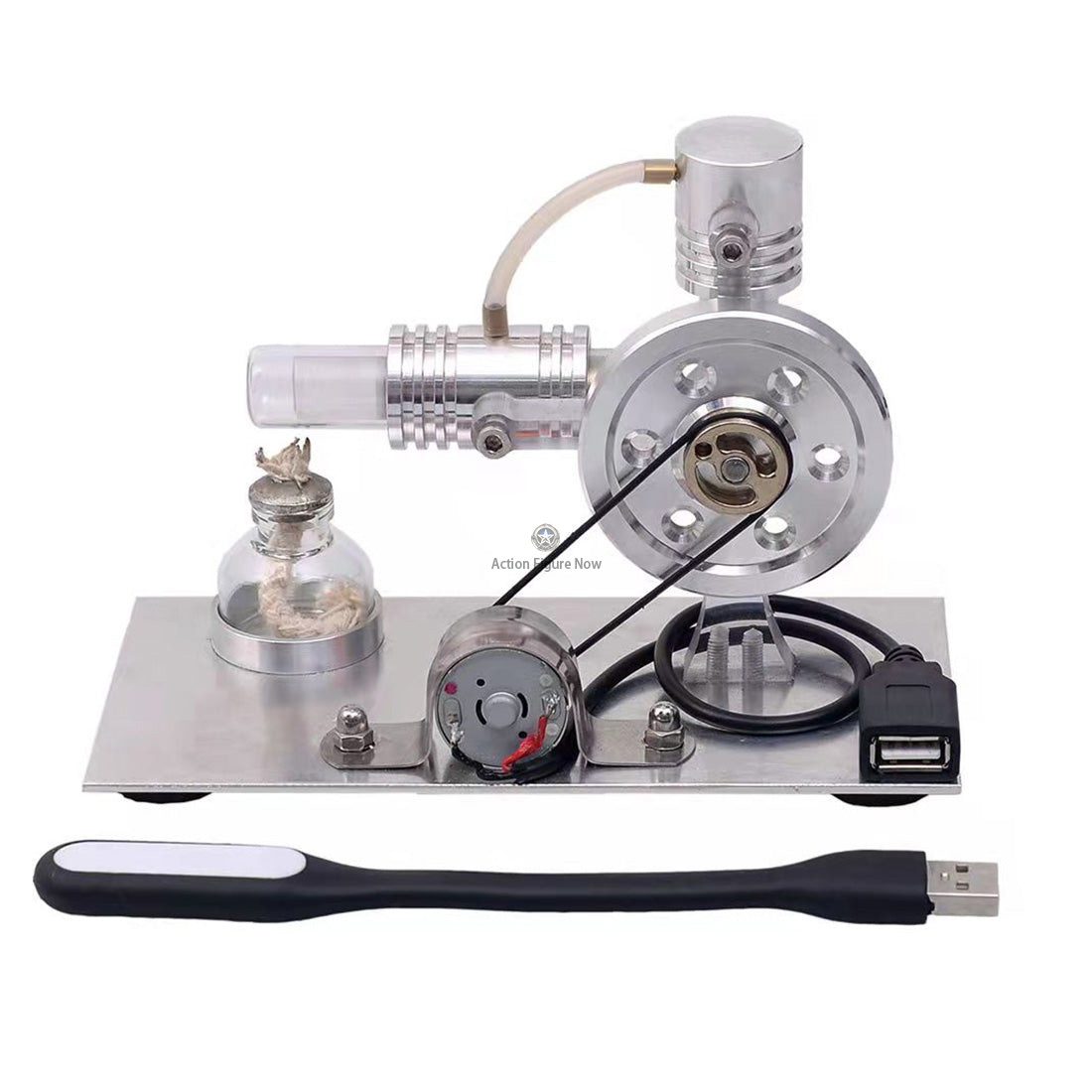 Professional 3D Printing USB Stirling Engine Model with Night Light Professional 3D Printing USB Stirling Engine Model with Night Light