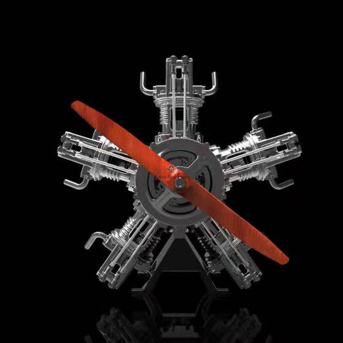 5-Cylinder Radial Engine Model Kit (Working Model) - 1:6 Scale Metal Assembly with 250+ Pieces 5-Cylinder Radial Engine Model Kit (Working Model) - 1:6 Scale Metal Assembly with 250+ Pieces