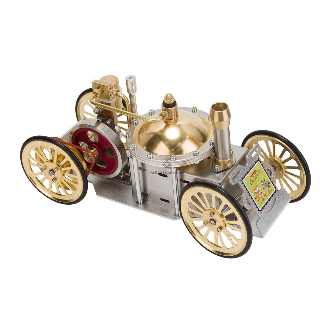 ENJOMOR Metal Steam Engine Toy Car: Classic Steam Powered Vehicle, Christmas Gift ENJOMOR Metal Steam Engine Toy Car: Classic Steam Powered Vehicle, Christmas Gift