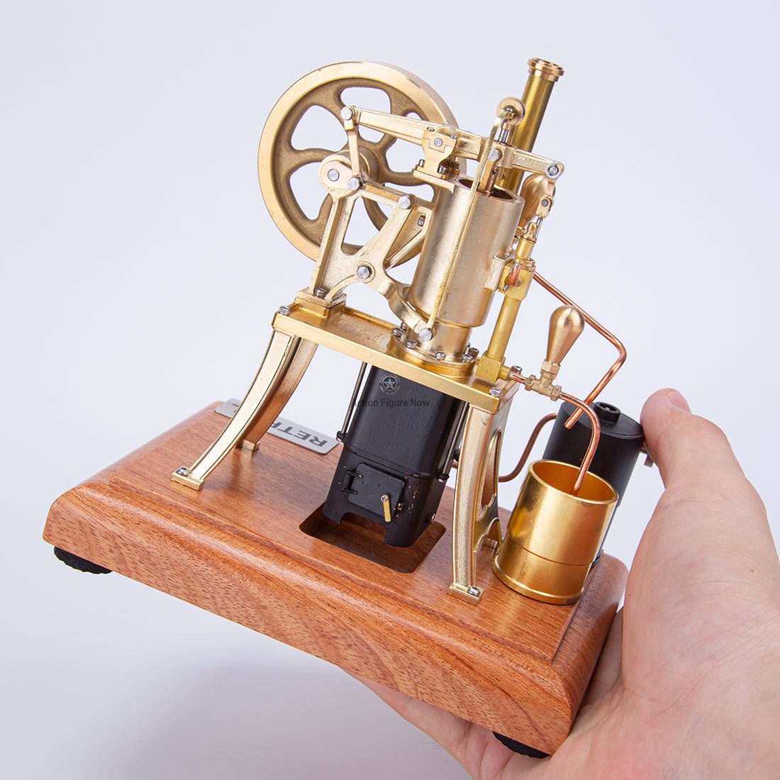 1/12 Scale RETROL R01 Stirling External Combustion Engine Model Water-cooled Pumping Engine Mechanical Toy Set 1/12 Scale RETROL R01 Stirling External Combustion Engine Model Water-cooled Pumping Engine Mechanical Toy Set