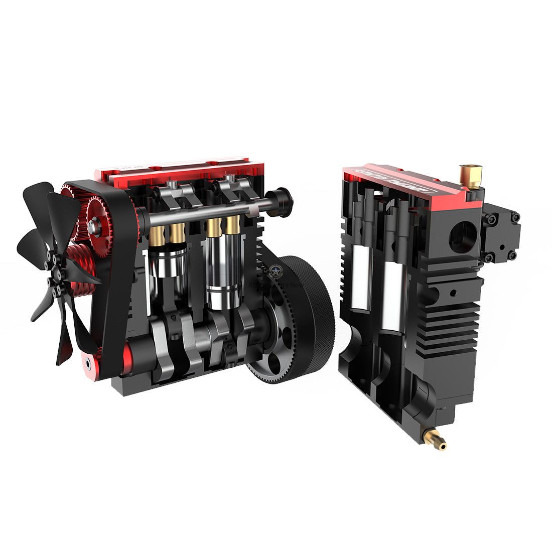 Otto Toyan FS-L200AC Engine - Single Overhead Camshaft (SOHC) 4-Stroke, Nitro-Fueled Model Engine Kit Otto Toyan FS-L200AC Engine - Single Overhead Camshaft (SOHC) 4-Stroke, Nitro-Fueled Model Engine Kit