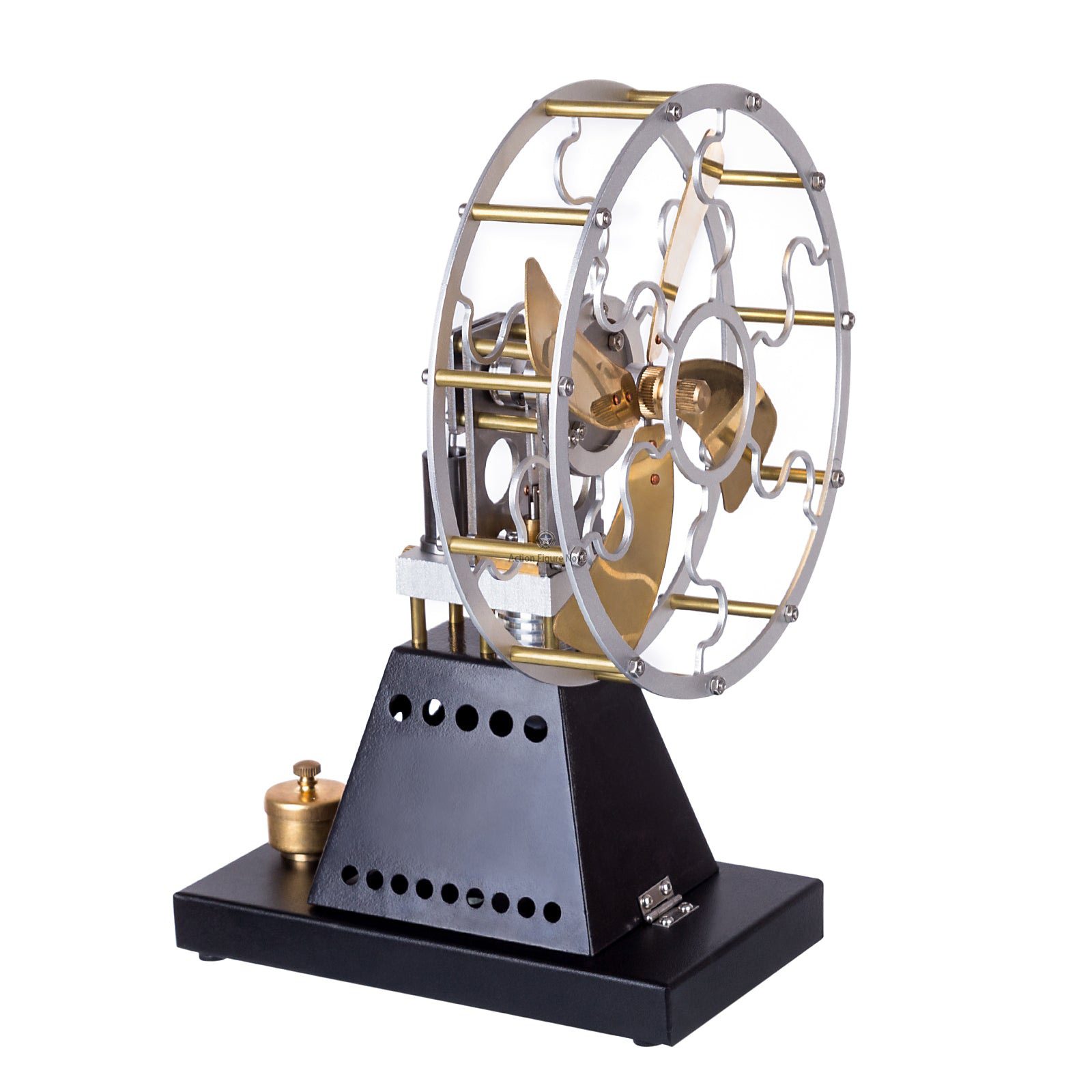 Vintage Stirling Engine Thermal Stove Top Heat Powered Fan Vintage Stirling Engine Thermal Stove Top Heat Powered Fan