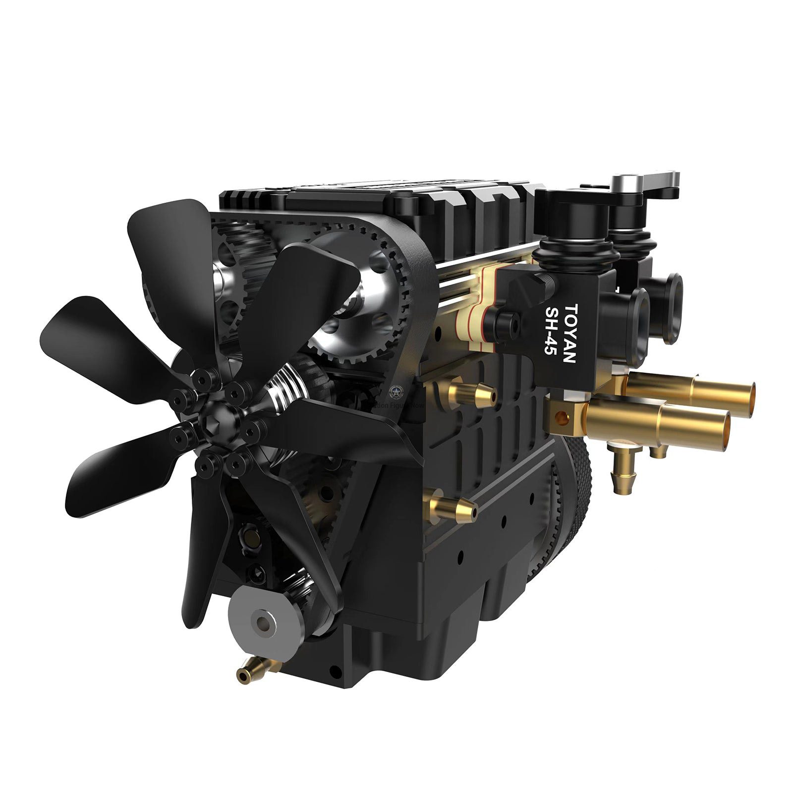 TOYAN FS-L200W Water-cooled 7cc Inline 2-Cylinder 4-Stroke Methanol Engine Model - DIY Assembly Kit TOYAN FS-L200W Water-cooled 7cc Inline 2-Cylinder 4-Stroke Methanol Engine Model - DIY Assembly Kit