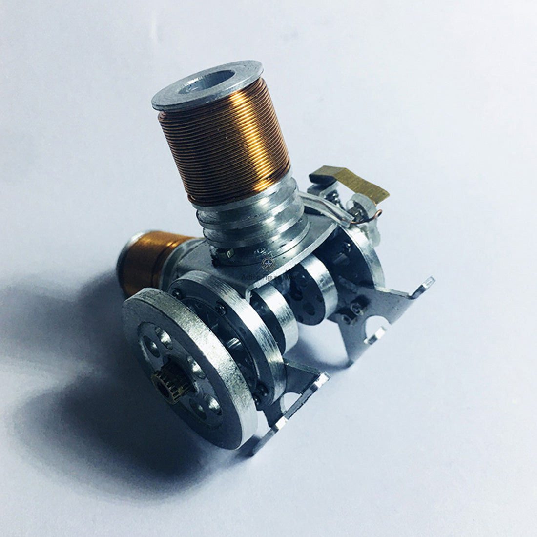 Metal Mini V Type Double-Cylinder V2 Electromagnetic Engine Model Kit Metal Mini V Type Double-Cylinder V2 Electromagnetic Engine Model Kit