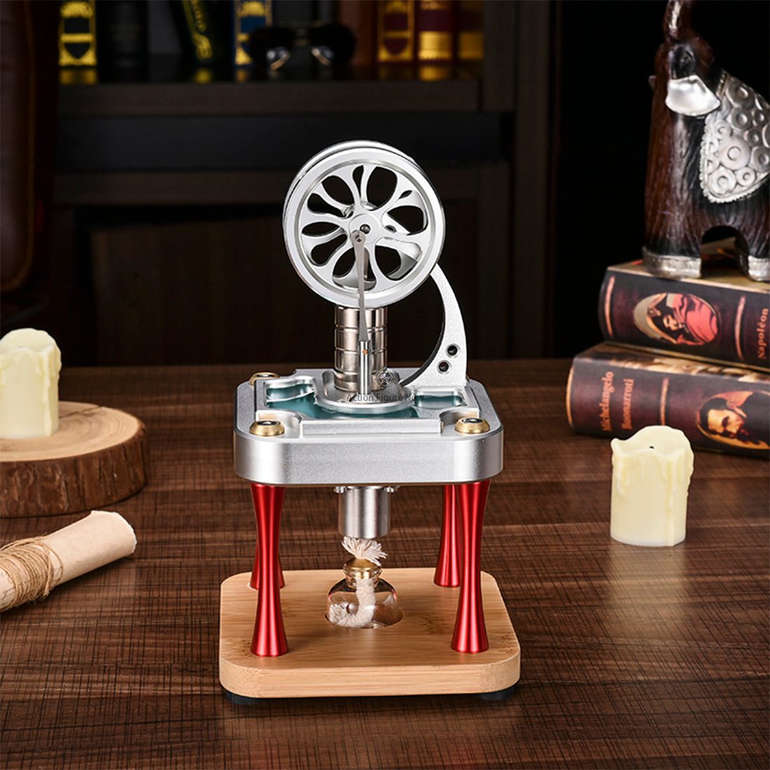 High-Temperature Water-Cooled Stirling Engine Model for Scientific Experimentation High-Temperature Water-Cooled Stirling Engine Model for Scientific Experimentation