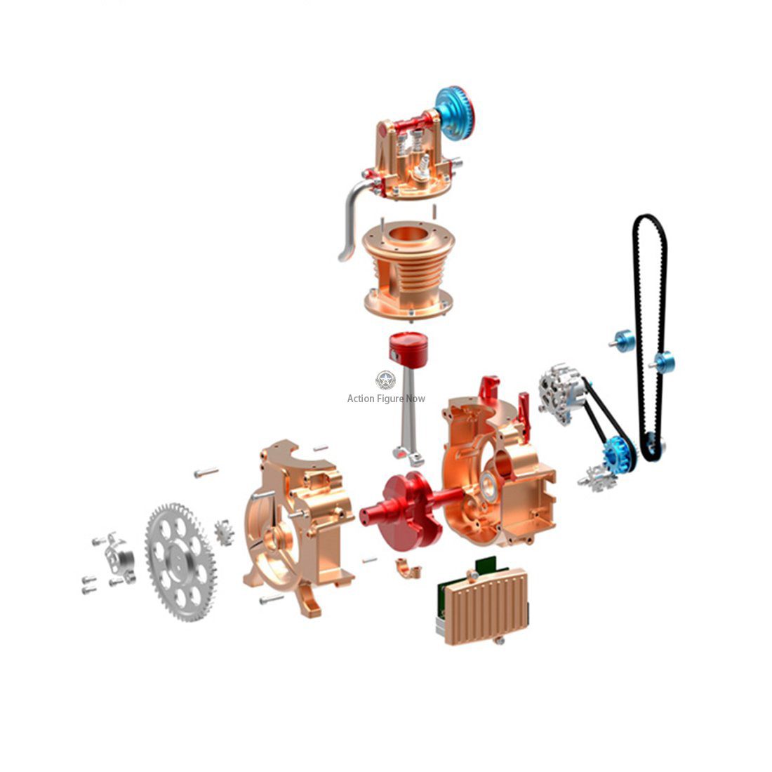 Mini Engine Model Kit: Build and Assemble Your Own Single-Cylinder Engine Mini Engine Model Kit: Build and Assemble Your Own Single-Cylinder Engine