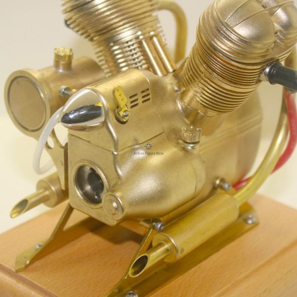 3.2cc V-Twin Air-Cooled Mini Combustion Motorcycle Engine, Horizontal OHV Gasoline Motor Model