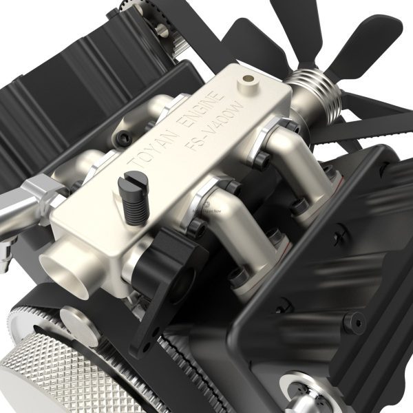TOYAN Engine V4 FS-V400WA 14cc 4-Cylinder 4-Stroke Water-cooled Methanol RC Engine Model for Aircraft and Boats