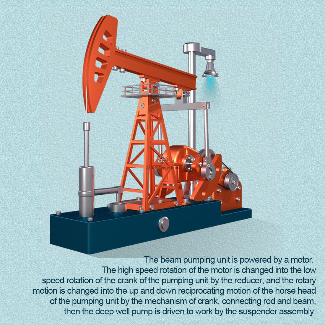 Pumping Unit Model Building Kit: Educational 3D Metal Mechanical Puzzle Pumping Unit Model Building Kit: Educational 3D Metal Mechanical Puzzle