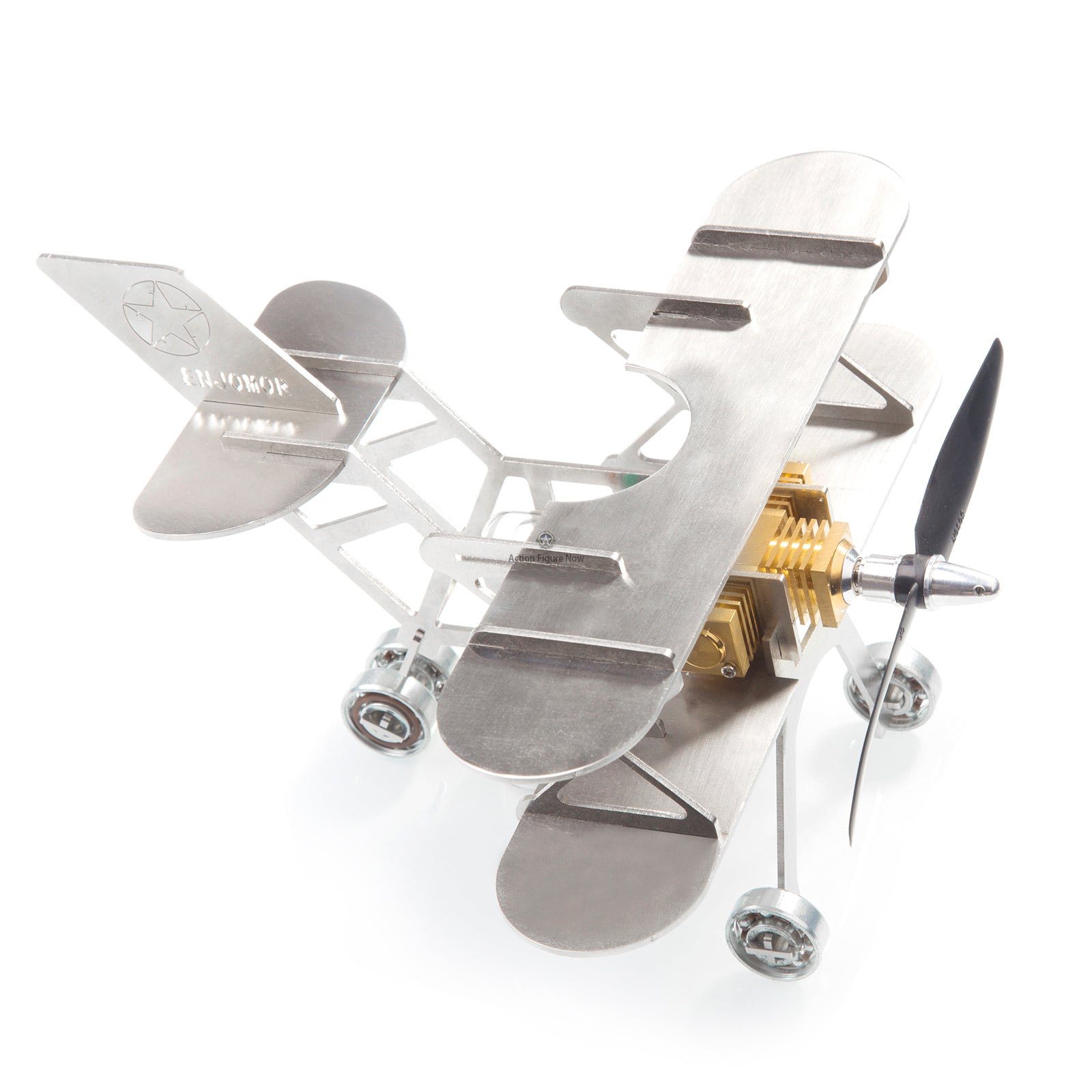 ENJOMOR Stirling Engine Airplane Model Assembly Kit for Education & Science ENJOMOR Stirling Engine Airplane Model Assembly Kit for Education & Science