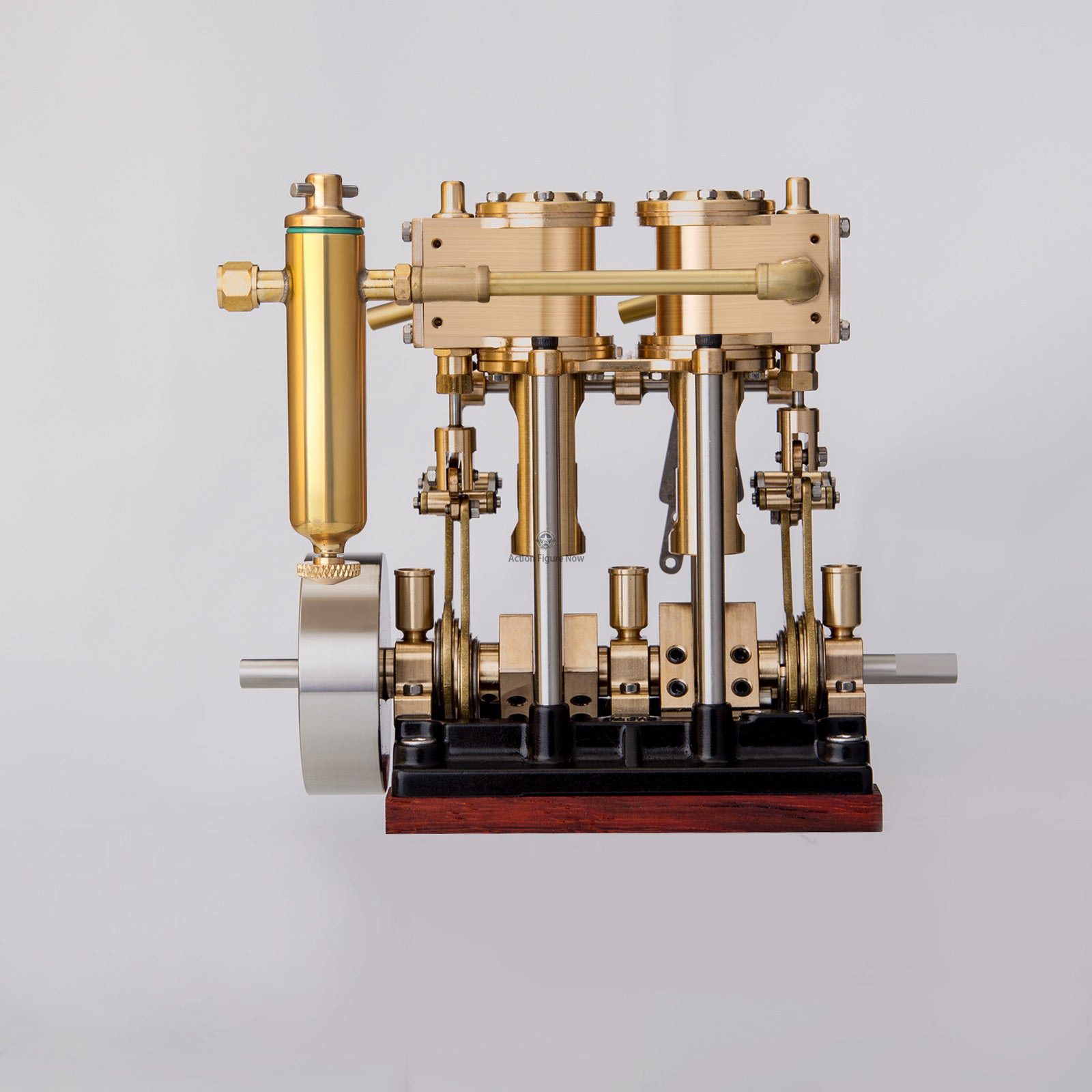 KACIO LS3-13S Vertical Steam Engine 2-Cylinder RC Reciprocating Steam Engine with Oil Cup Support Forward & Reverse Rotation Steam Model Boat KACIO LS3-13S Vertical Steam Engine 2-Cylinder RC Reciprocating Steam Engine with Oil Cup Support Forward & Reverse Rotation Steam Model Boat