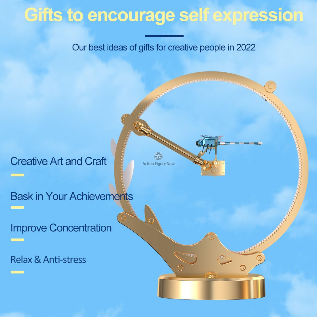 TECHING 3D Metal Dragonfly Construction Model - Build Your Own DIY Dragonfly Assembly Kits for Kids, Teens, and Adults TECHING 3D Metal Dragonfly Construction Model - Build Your Own DIY Dragonfly Assembly Kits for Kids, Teens, and Adults