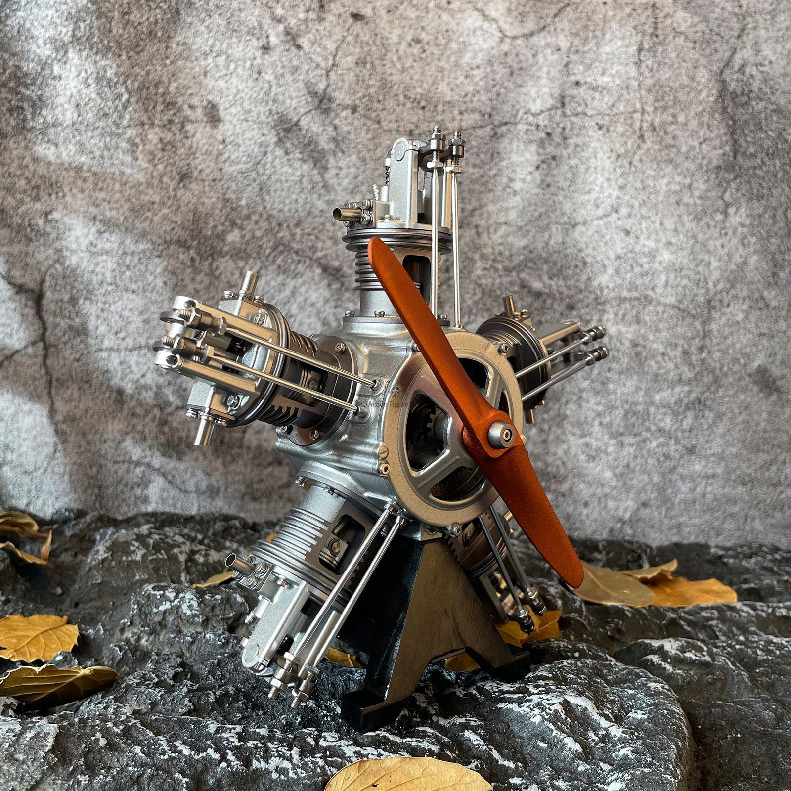 5-Cylinder Radial Engine Model Kit (Working Model) - 1:6 Scale Metal Assembly with 250+ Pieces 5-Cylinder Radial Engine Model Kit (Working Model) - 1:6 Scale Metal Assembly with 250+ Pieces