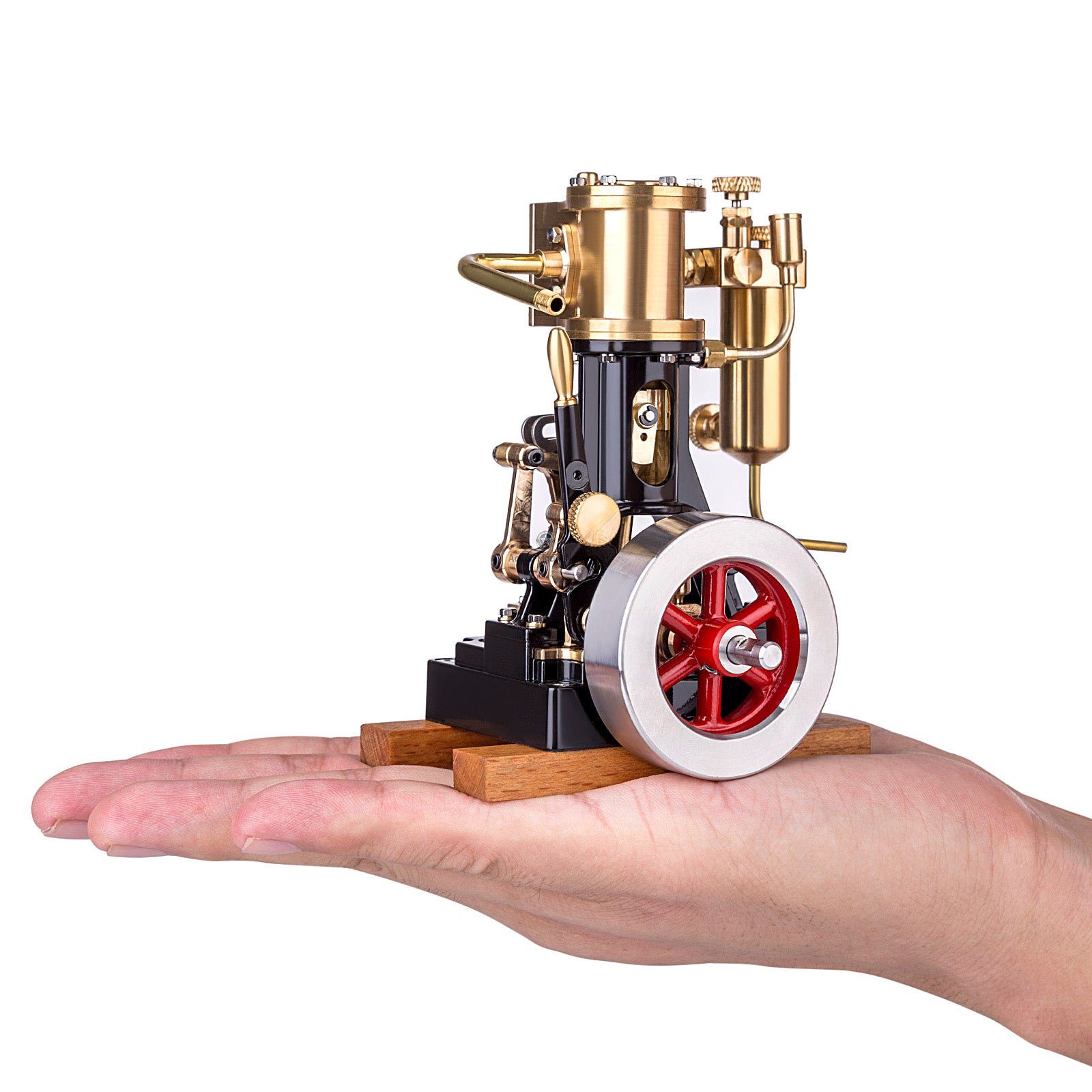 KACIO LS1-14 Single-Cylinder Steam Engine Kit for Model Ships and Boats Over 24 Inches