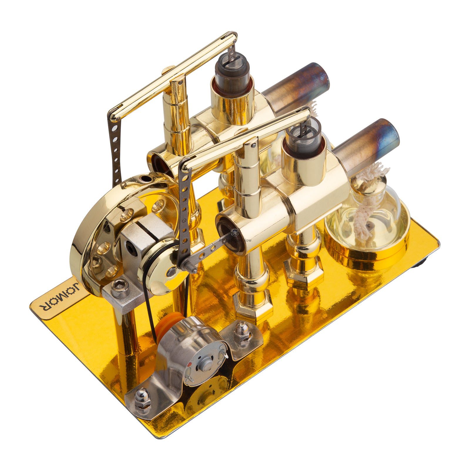 ENJOMOR Stirling Engine Hot Air External Combustion Model with LED Bulb Gift ENJOMOR Stirling Engine Hot Air External Combustion Model with LED Bulb Gift