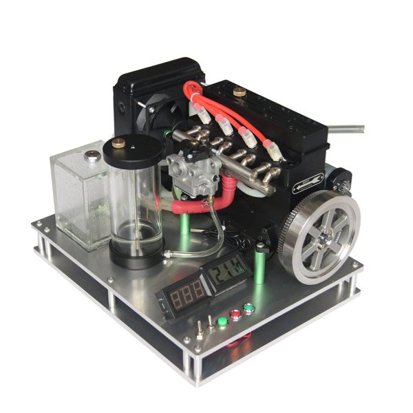 4 Cylinder Engine Base Plate with Indicator Light and Switch for 32cc Inline Water-Cooled Gasoline Engine