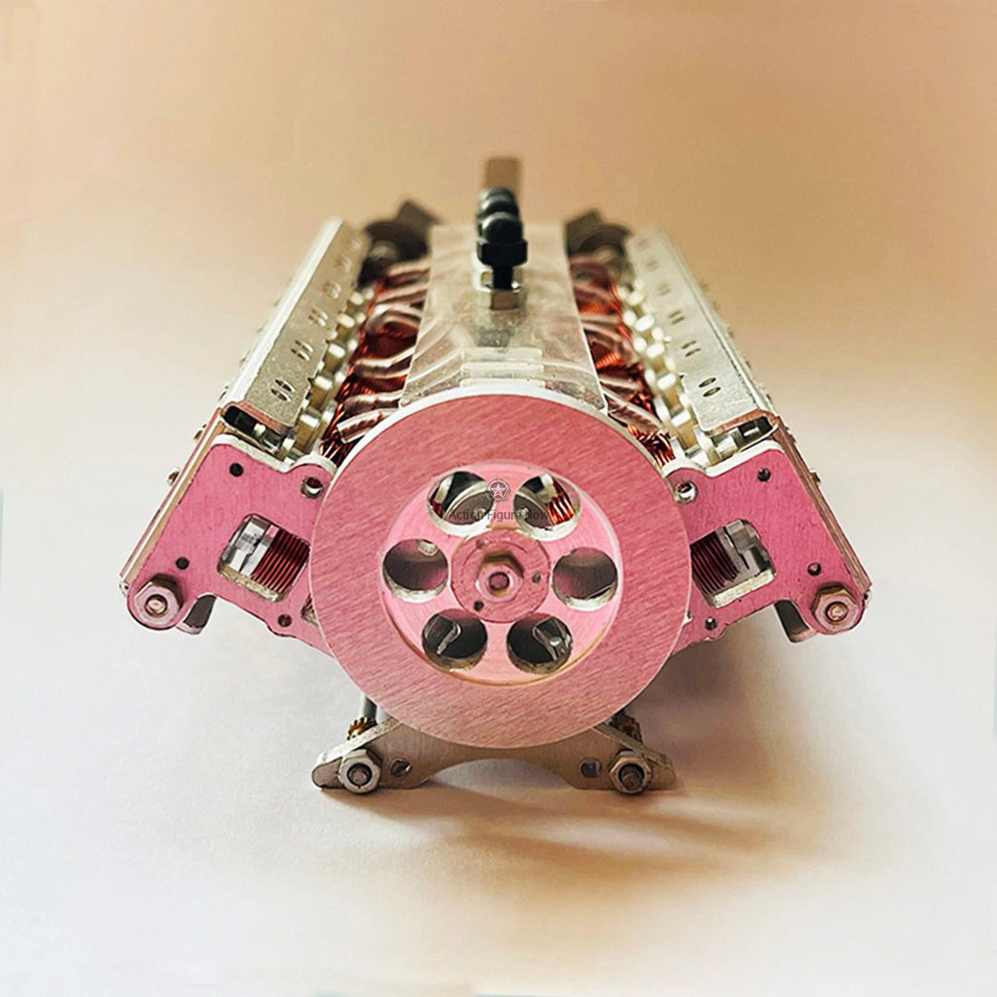 1/10 Scale RC Brushless Metal V12 Engine Model for Cars and Ships 1/10 Scale RC Brushless Metal V12 Engine Model for Cars and Ships