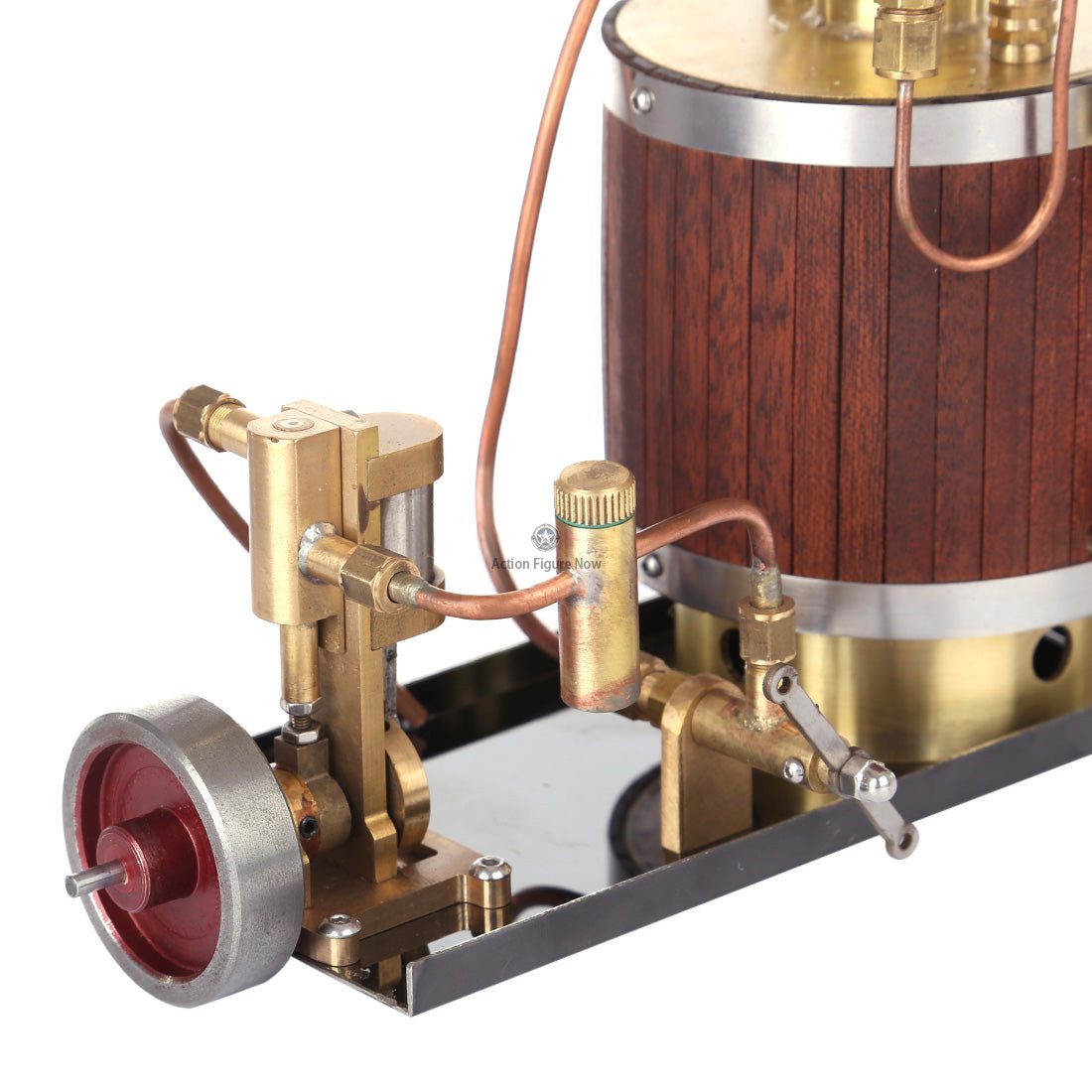 Mini Steam Engine Model-Building Kit: Steam Engine with Boiler, Base Included Mini Steam Engine Model-Building Kit: Steam Engine with Boiler, Base Included