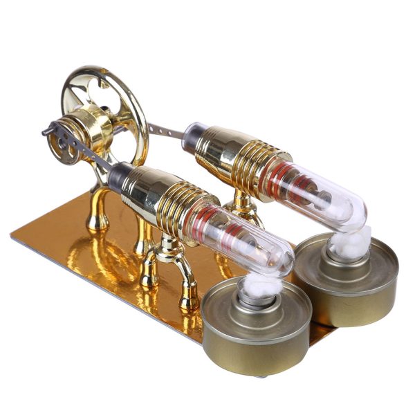 2-Cylinder Stirling Engine Model - Teaching, Showpiece & Educational Tool