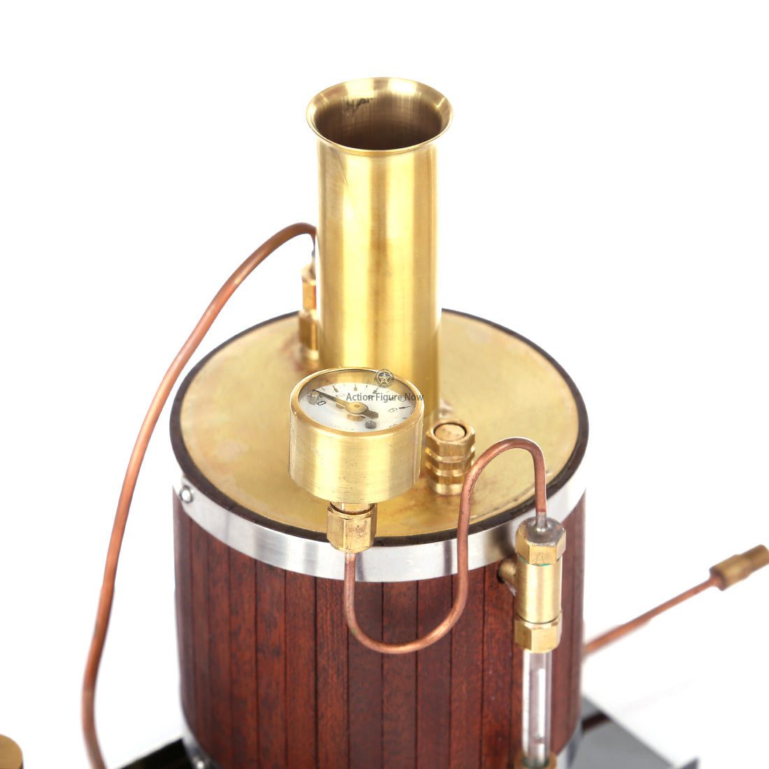 Mini Steam Engine Model-Building Kit: Steam Engine with Boiler, Base Included Mini Steam Engine Model-Building Kit: Steam Engine with Boiler, Base Included