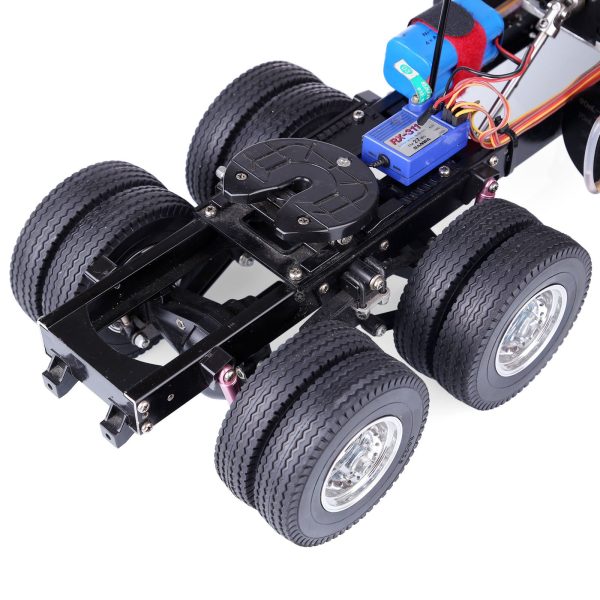 TOYAN FS-L200 Inline 2-Cylinder 4-Stroke Nitro Engine Modified Gas Powered 1/14 Scale 6x4 3-Axle RC Car Assembly Kit
