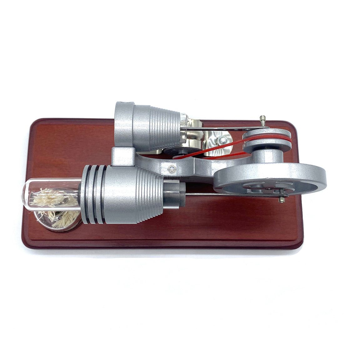 Stirling Engine Generator Model Y: Educational Retro Science Toy with LED Illumination Stirling Engine Generator Model Y: Educational Retro Science Toy with LED Illumination