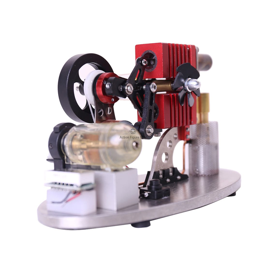 ENJOMOR Small Stirling Engine Generator Model Science Educational Engine Power Generator Engine Physics Experiment Teaching DIY Kit STEM Educational Toy ENJOMOR Small Stirling Engine Generator Model Science Educational Engine Power Generator Engine Physics Experiment Teaching DIY Kit STEM Educational Toy