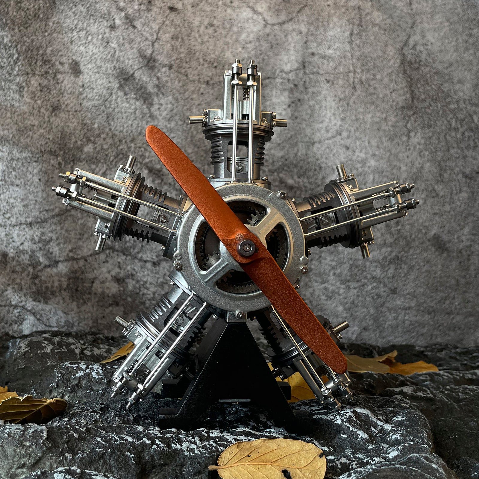 5-Cylinder Radial Engine Model Kit (Working Model) - 1:6 Scale Metal Assembly with 250+ Pieces 5-Cylinder Radial Engine Model Kit (Working Model) - 1:6 Scale Metal Assembly with 250+ Pieces