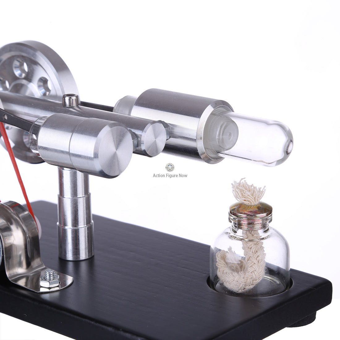 Shape Stirling Engine Generator Model with LED Lights and Digital Voltage Display - STEM Educational Model Shape Stirling Engine Generator Model with LED Lights and Digital Voltage Display - STEM Educational Model