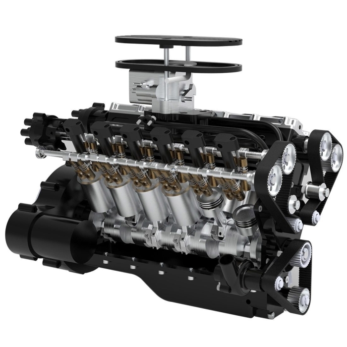 ENJOMOR V12 Engine Model GS-V12: 72CC DOHC Four-Stroke 12-Cylinder