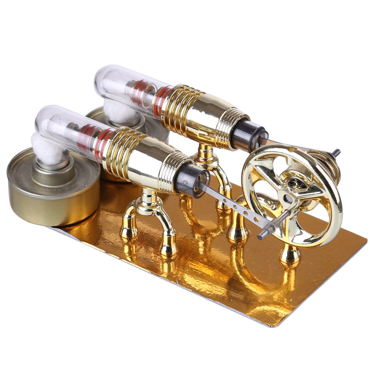 2 Cylinder Stirling Engine Model - STEM | Science Educational Toy | Science Project Kit