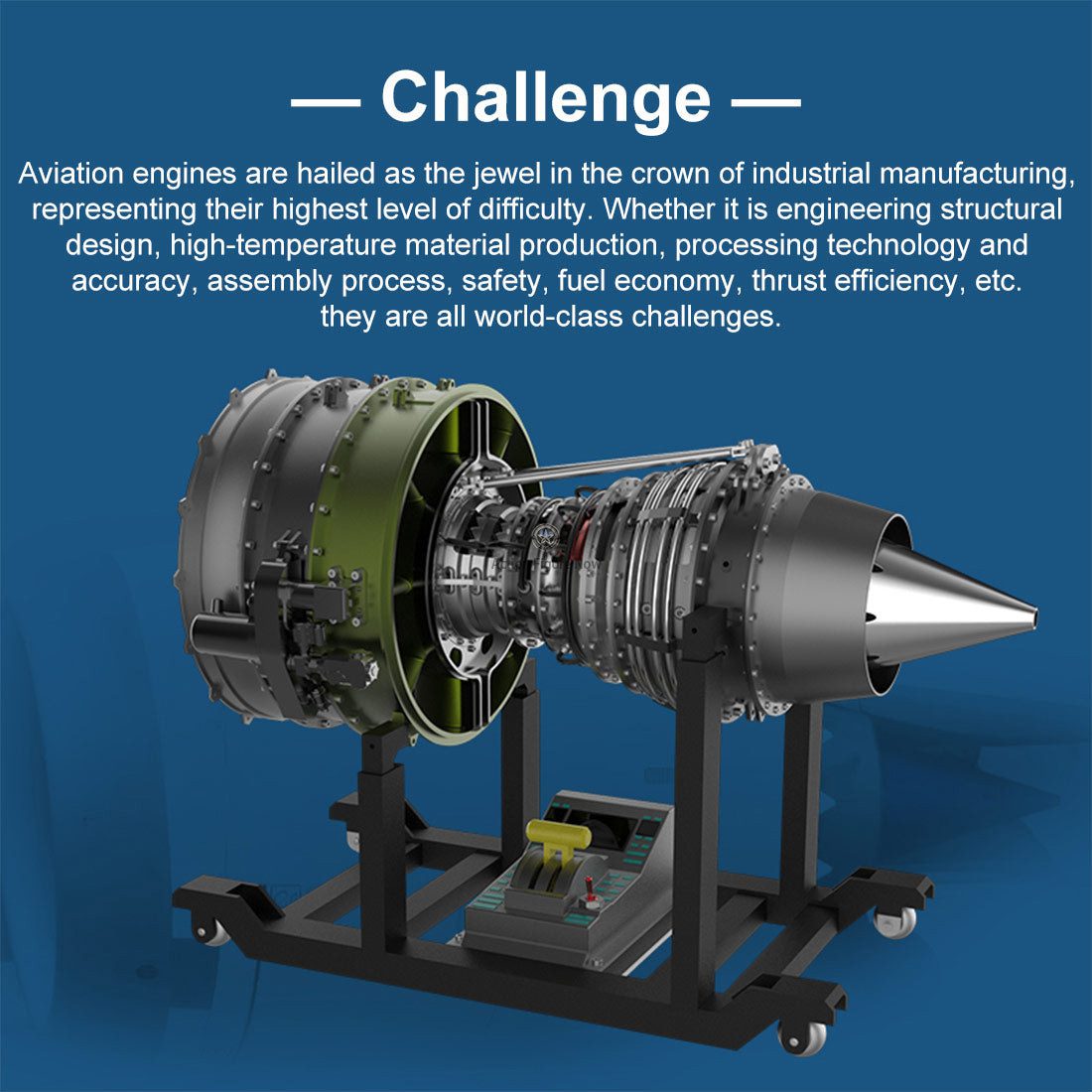 TECHING DIY Turbofan Jet Engine Model Kit - 1/10 Scale Full Metal Dual-Spool Aircraft Engine Assembly Model with Over 1000 Parts TECHING DIY Turbofan Jet Engine Model Kit - 1/10 Scale Full Metal Dual-Spool Aircraft Engine Assembly Model with Over 1000 Parts
