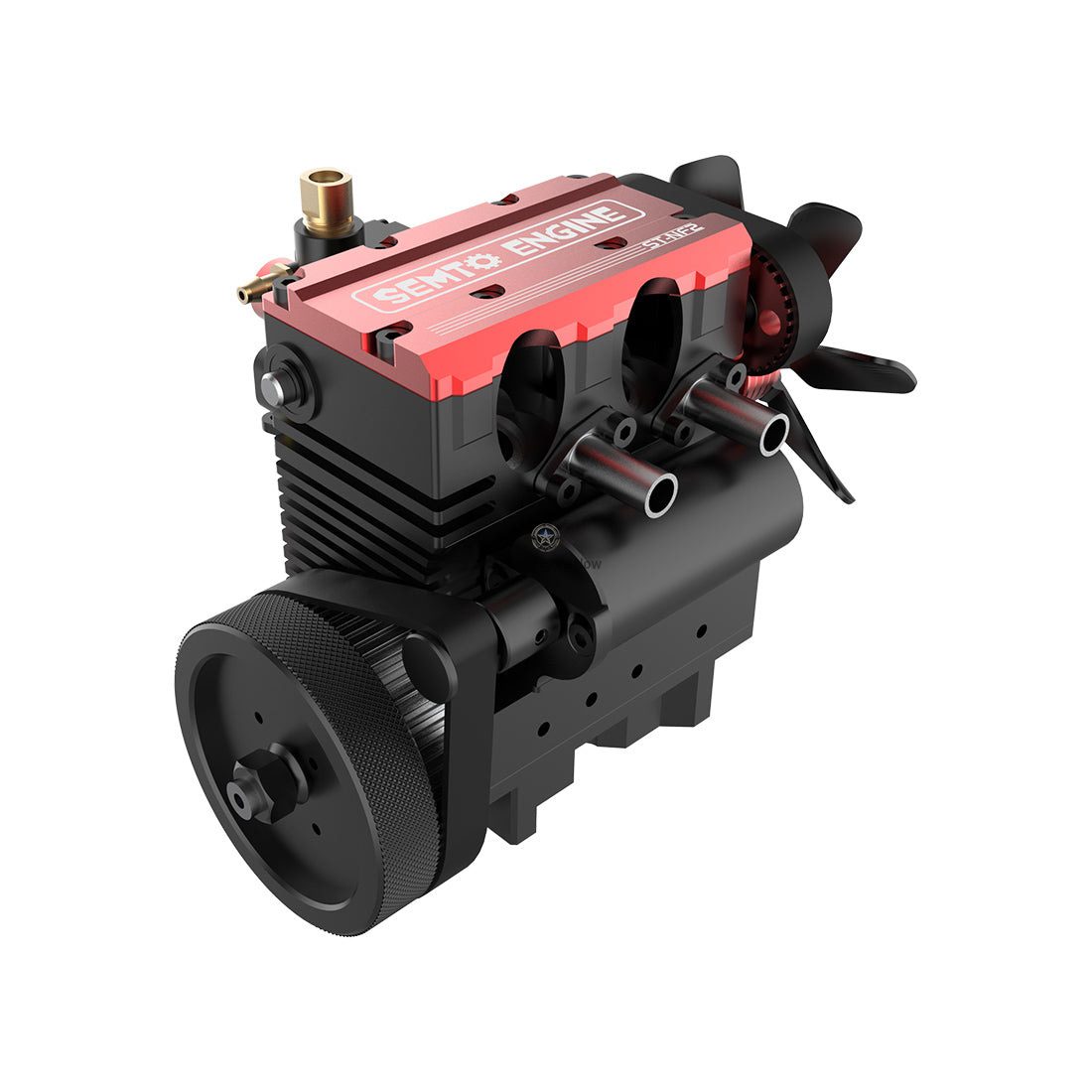 SEMTO ST-NF2 7cc Nitro Engine Model Kit - Build Your Own SOHC Inline 2-Cylinder 4-Stroke Engine SEMTO ST-NF2 7cc Nitro Engine Model Kit - Build Your Own SOHC Inline 2-Cylinder 4-Stroke Engine