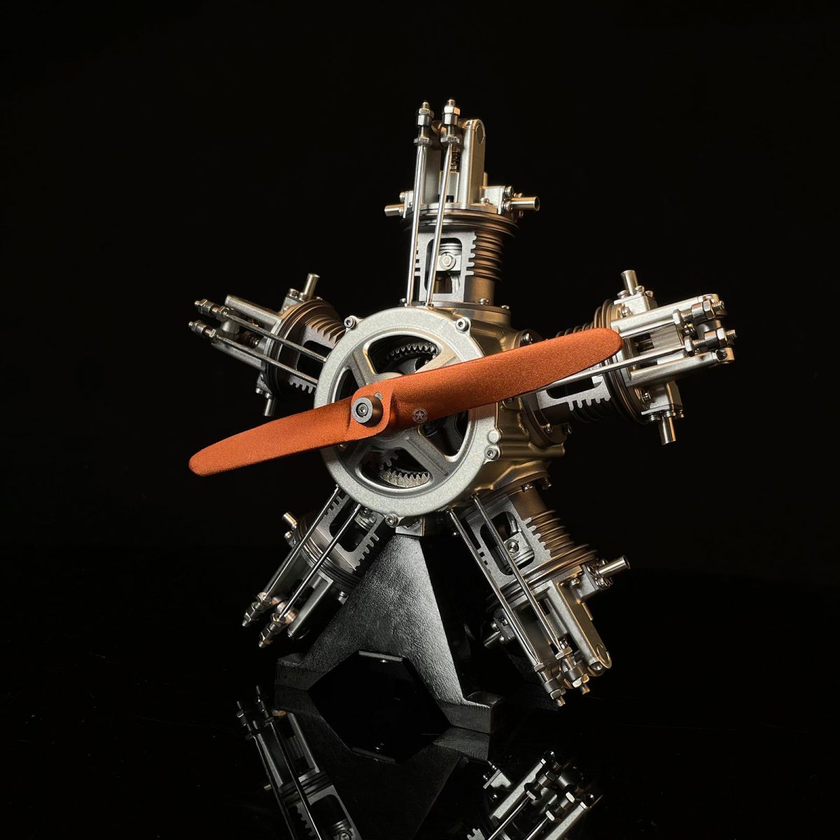 TECHING Full Metal Collector's Aero Engine Model Kit