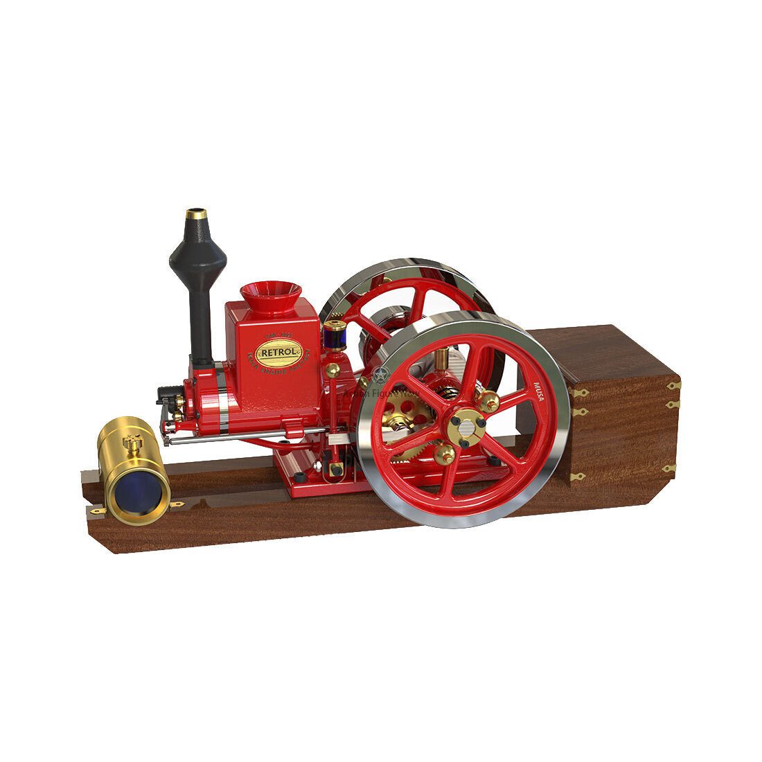RETROL HM-01 One-Key Start Hit-and-Miss Engine with Starter Kit, Stand, and Accessories RETROL HM-01 One-Key Start Hit-and-Miss Engine with Starter Kit, Stand, and Accessories