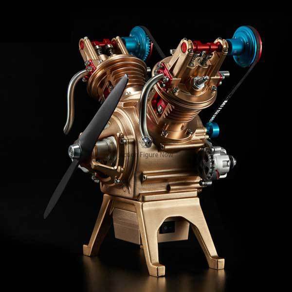 DIY V2 Engine Model Assembly Kit: Premium Quality 2-Cylinder VTwin Engine Model for Collection and Education (217Pcs) DIY V2 Engine Model Assembly Kit: Premium Quality 2-Cylinder VTwin Engine Model for Collection and Education (217Pcs)