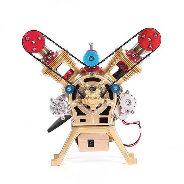 DIY V2 Engine Model Assembly Kit: Premium Quality 2-Cylinder VTwin Engine Model for Collection and Education (217Pcs) DIY V2 Engine Model Assembly Kit: Premium Quality 2-Cylinder VTwin Engine Model for Collection and Education (217Pcs)
