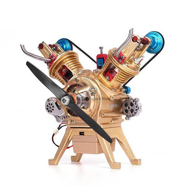 DIY V2 Engine Model Assembly Kit: Premium Quality 2-Cylinder VTwin Engine Model for Collection and Education (217Pcs) DIY V2 Engine Model Assembly Kit: Premium Quality 2-Cylinder VTwin Engine Model for Collection and Education (217Pcs)