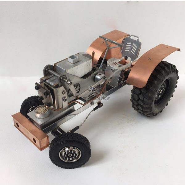 Stirling Engine Tractor Kit: Vacuum Engine Motor Model for Educational Collection and STEM Learning