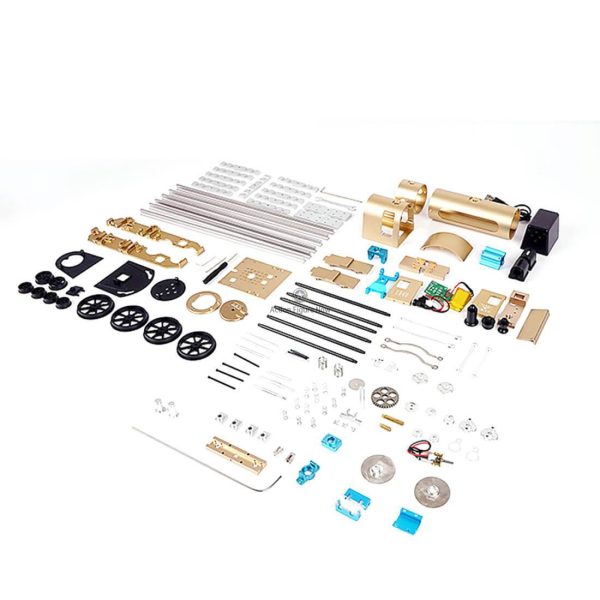 Mystery Aircraft DIY Assembly Model Kit - Crafted from Solid Metal and Wood for Enhanced Longevity