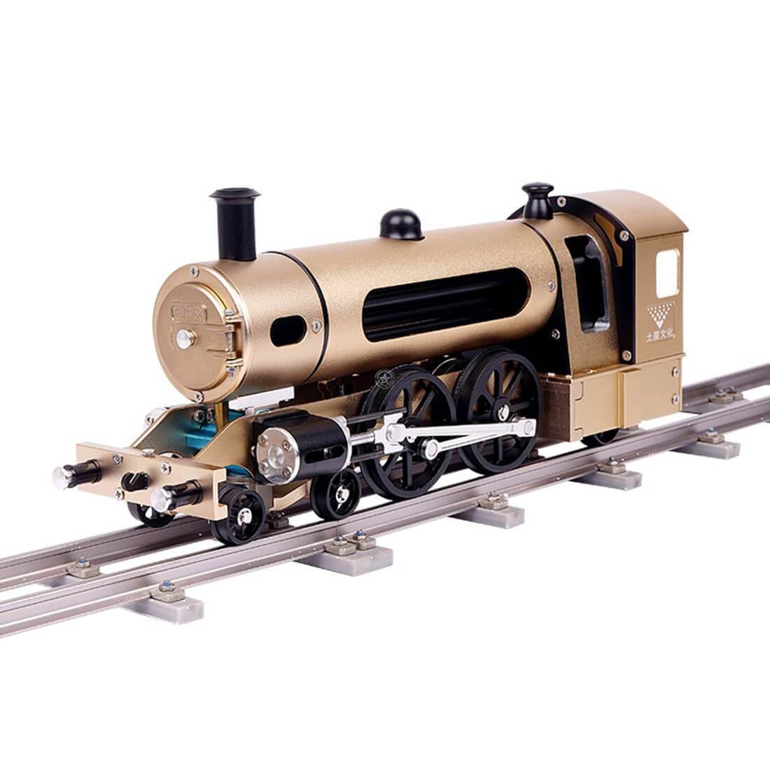 Steam Locomotive Train Assembly Engine DIY Kit - Full Metal Hardest Build with Track (387Pcs) Steam Locomotive Train Assembly Engine DIY Kit - Full Metal Hardest Build with Track (387Pcs)